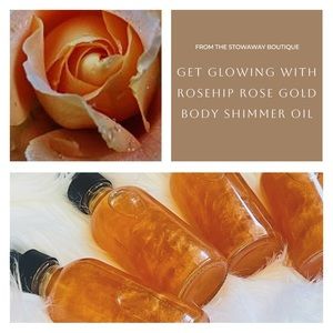 Shimmering Rosehip Rose Gold Body oil